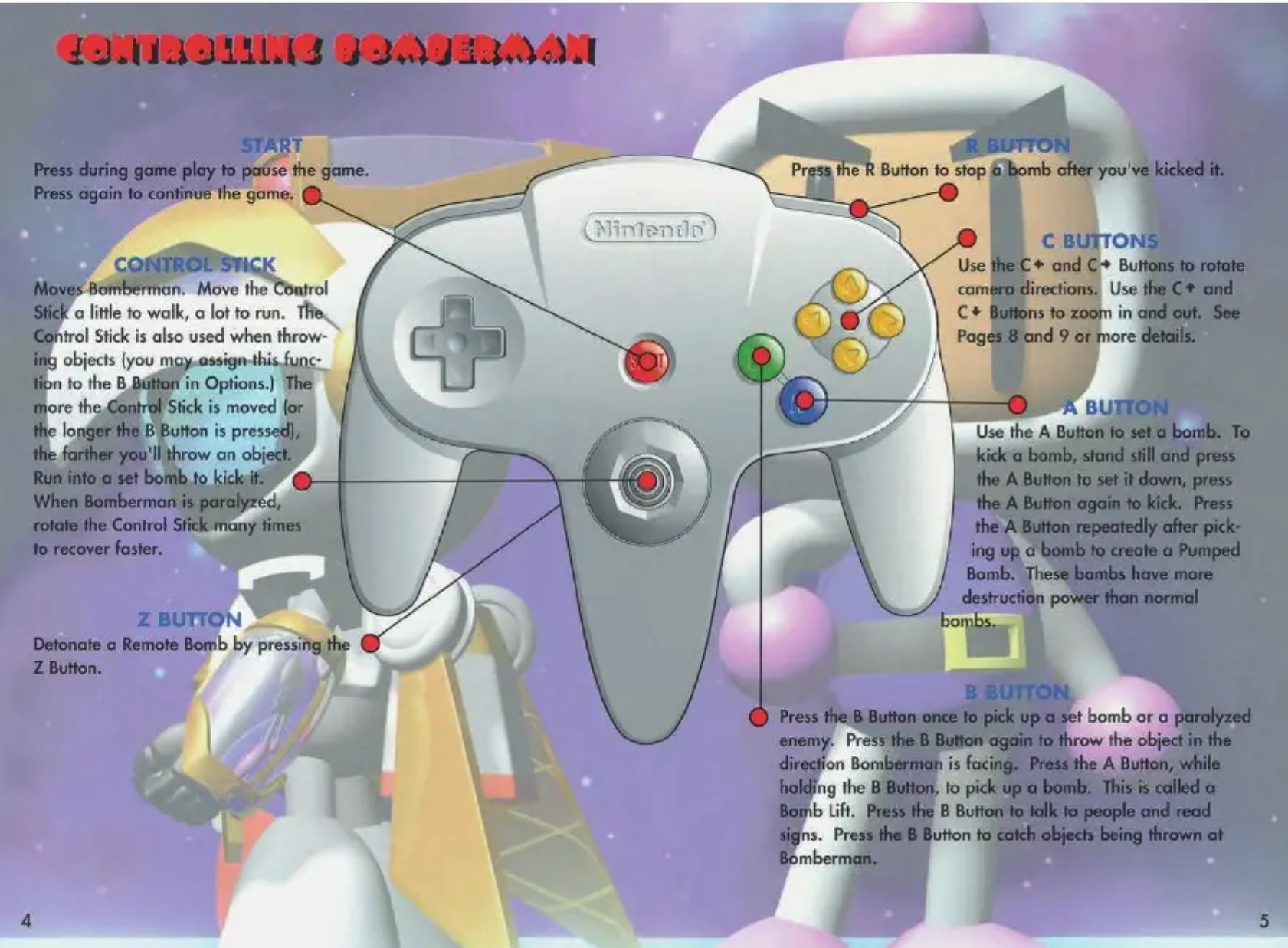 Bomberman – Regelgrafik